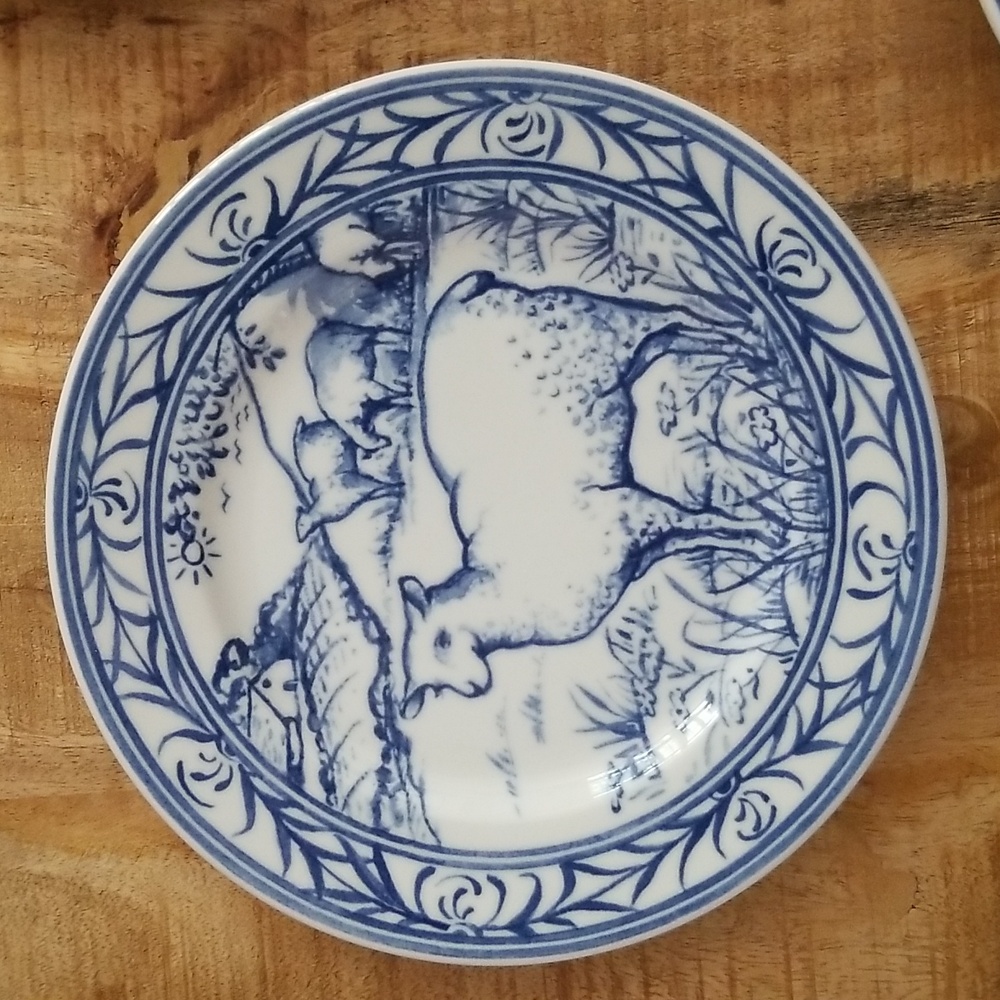 Vintage Williams Sonoma Brittany Salad Plates set of Six - Picture 2 of 15